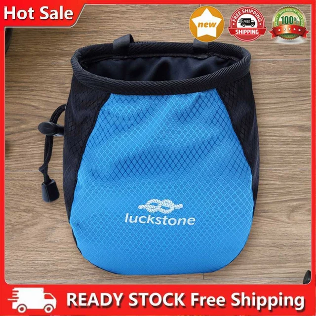 Chalk Bag cinturón ajustable bolsa de almacenamiento resistencia al desgarro para fitness (B