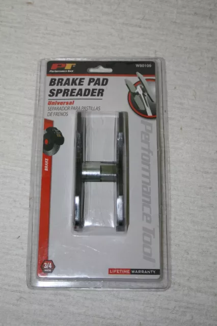 Performance Tool W80109 3/4 Inch Universal Brake Pad Spreader New In Packaging