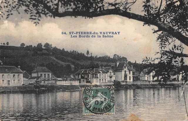 CPA 27 SAINT PIERRE DU VAUVRAY LES BORDS DE LAONE (cpa rare