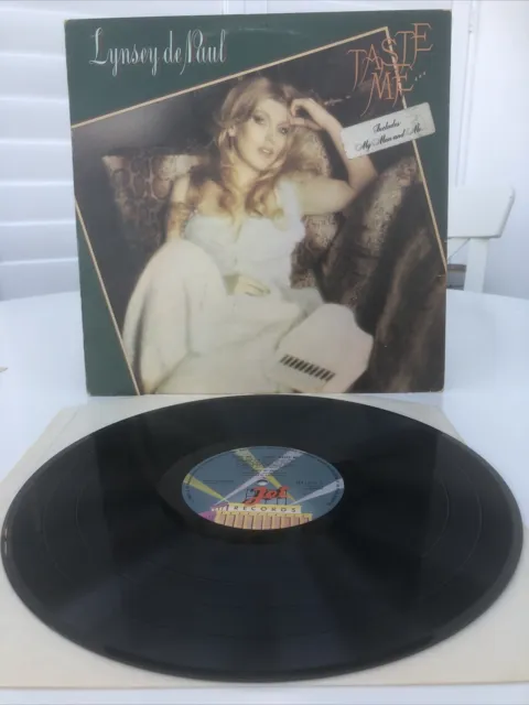 Lynsey De Paul-Taste Me, Don’t Waste Me 1974 1st Press Jet LP + Lyric Insert EX