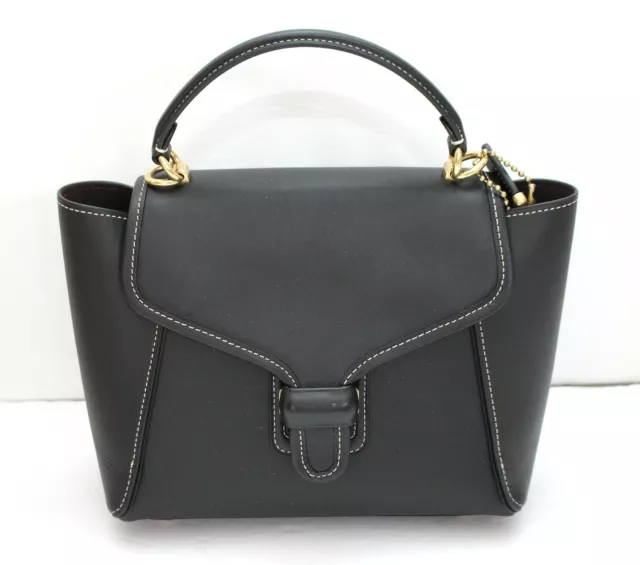 Coach Courier Carryall Black Glovetanned Leather Handle & Shoulder Bag ~ NWT