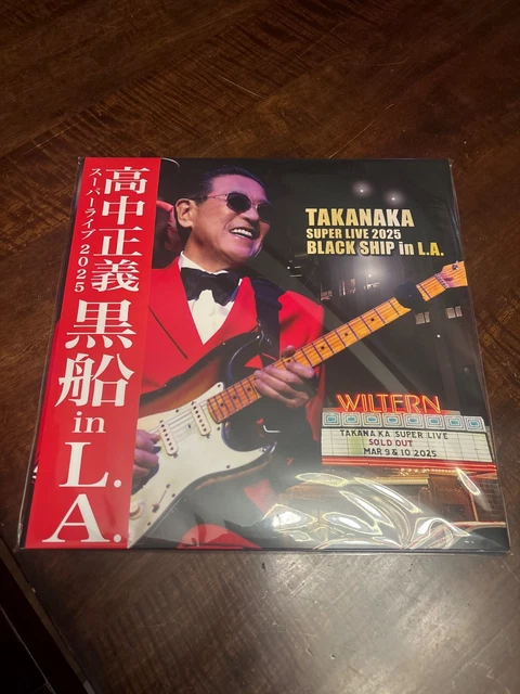 MASAYOSHI TAKANAKA SUPER LIVE 2025 BLACK SHIP in L.A. Limited