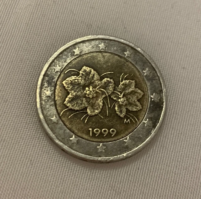 Piece De 2 Euros 1999 Fleur