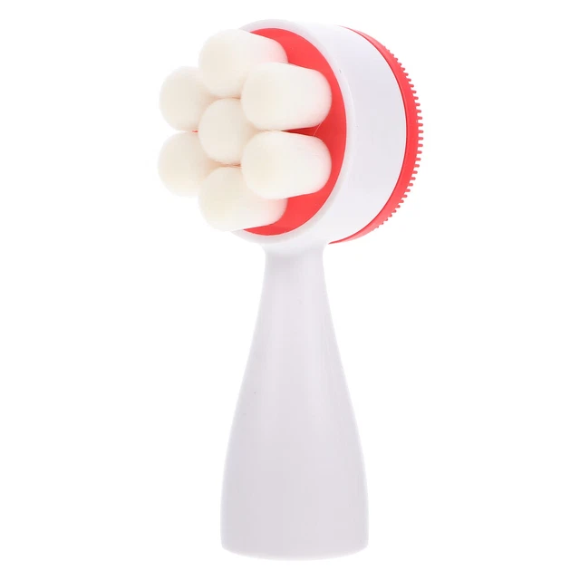 Cepillo de limpieza de silicona de mano cepillo de lavado manual doble extremo