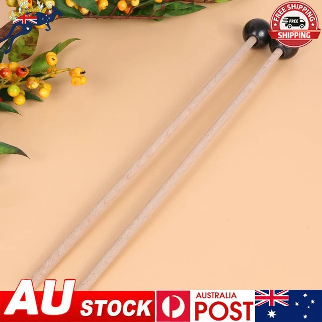 Professional Xylophone Marimba Mallets with Maple Handles 2pcs Soft
