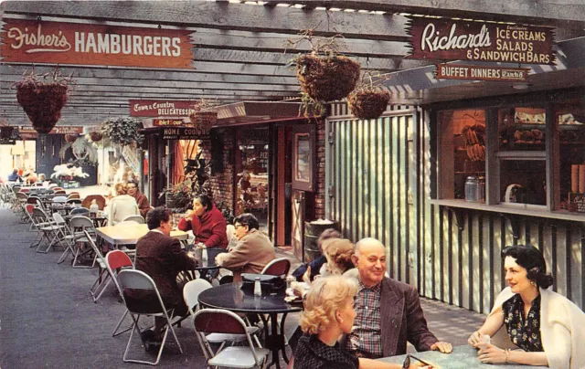 Los Angeles California 1950s Postcard Town & Country Village