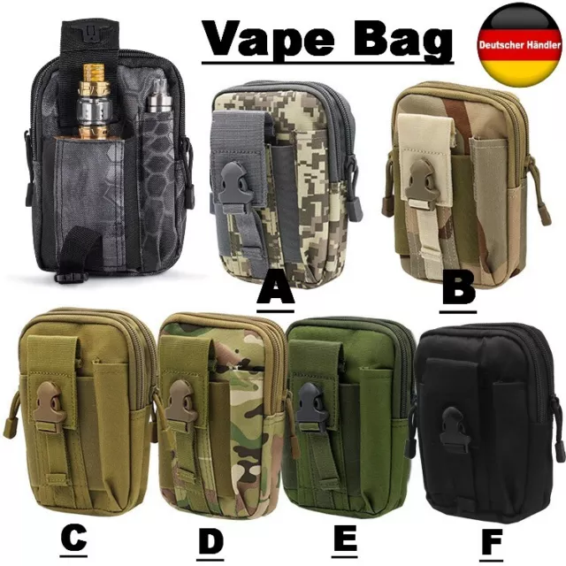 Vape Bag Dampfertasche Gürteltasche Shisha E-Zigaretten Tasche E-Liquid Handy