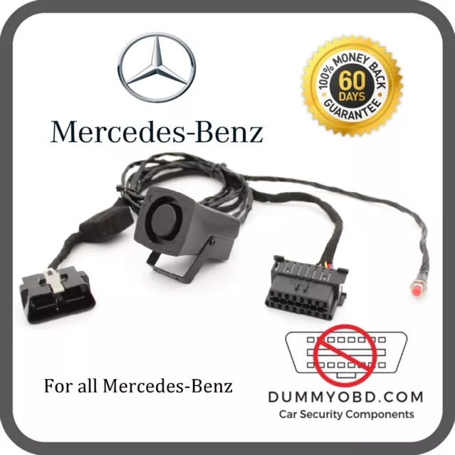 Mercedes-Benz ALL MODELS DUMMY FAKE OBD PORT POWERED SIREN Anti Theft Security