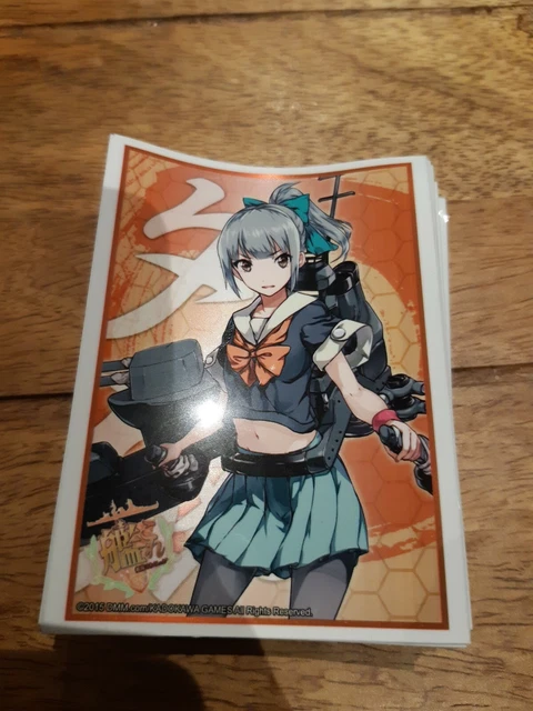 KANTAI COLLECTION (KANCOLLE) Yuubari Official TCG Card Protector Sleeves  8.66 - PicClick UK