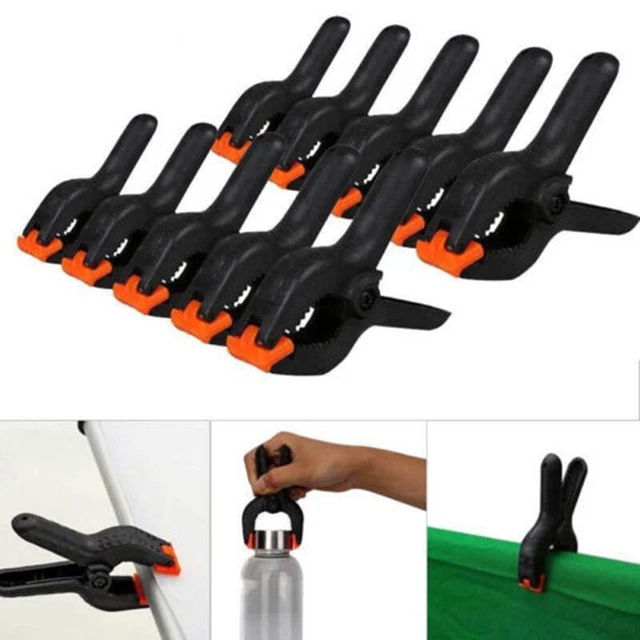 Photographie Clips Fond Toile de Fond Noir Accessoire 5.1cm Photo Tout Neuf Hot