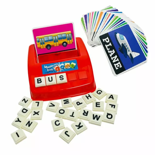 EARLY LEARNING EDUCATIONAL Toy English Spelling Alphabet Letter Game ...