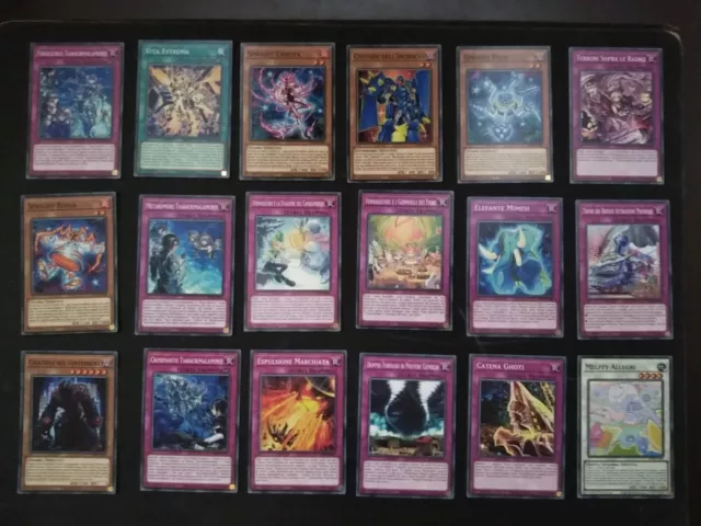 YU-GI-OH Lotto 50 Carte Comuni POTE Italiano COME DA FOTO Potere degli Elementi 2