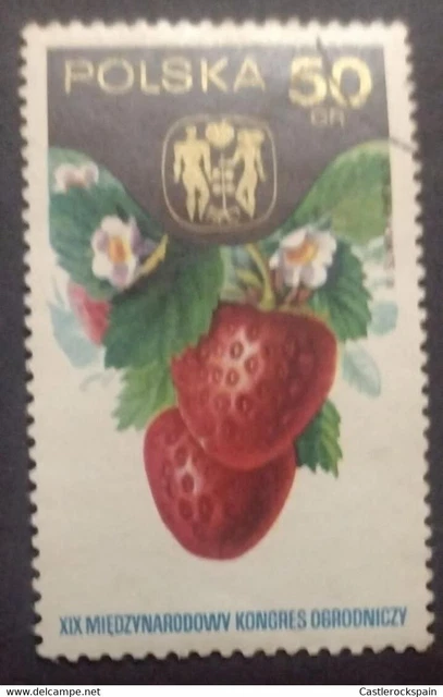 Sb) 1974 Poland, International Hoticultural Congress, Strawberries And Congress,