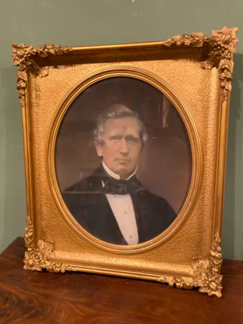 19th Century British School Portrait of a Gentleman in Formal Evening Wear