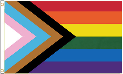 Gay Pride Cnd Pace Vortice 5'x3'Bandiera CND Arcobaleno Lgbtq 