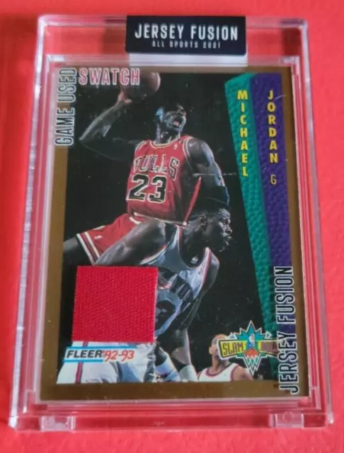 2021 Sportscards Jersey Fusion #MJ96 Michael Jordan Game Used Jersey Card  SEALED