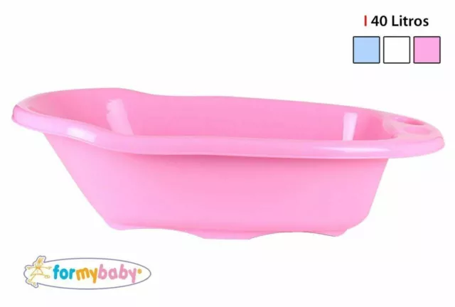 LARGE ONLY BLUE- 40L Babies Baby Bath Tub Lattsam Plastic Infant KidsChildren