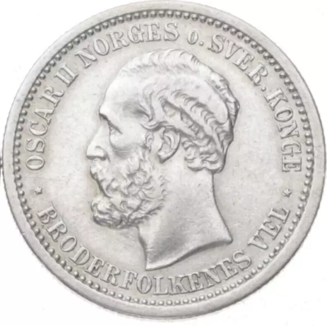 Norwegen - Krone 1875 - Oscar II.