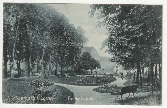 SARREBOURG - Moselle - CPA 57 - Carte postale ancienne - Square Freiheitsplatz