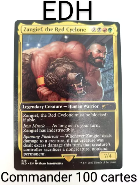 MTG Commander Deck Zangief The Red Cyclone Secret's Lair 100 Cartes Magic EDH