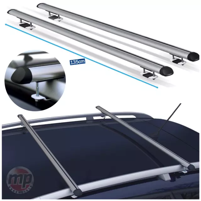 Aluminium Travel Roof Rack Rails Cross Bars for Land Rover Discovery Sport 2015>