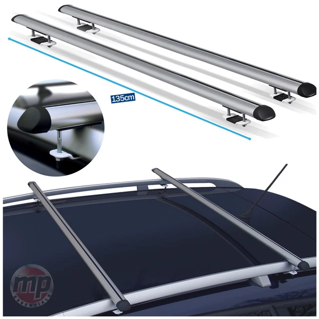 Barres De Toit Aluminium Pour Hyundai I30 Break 2018 – 120 Cm, 90 Kg De Charge