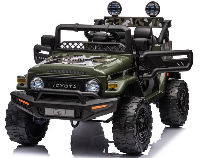 KIDS LICENSED TOYOTA FJ Land Cruiser Electric 12v Battery Ride On Jeep ...