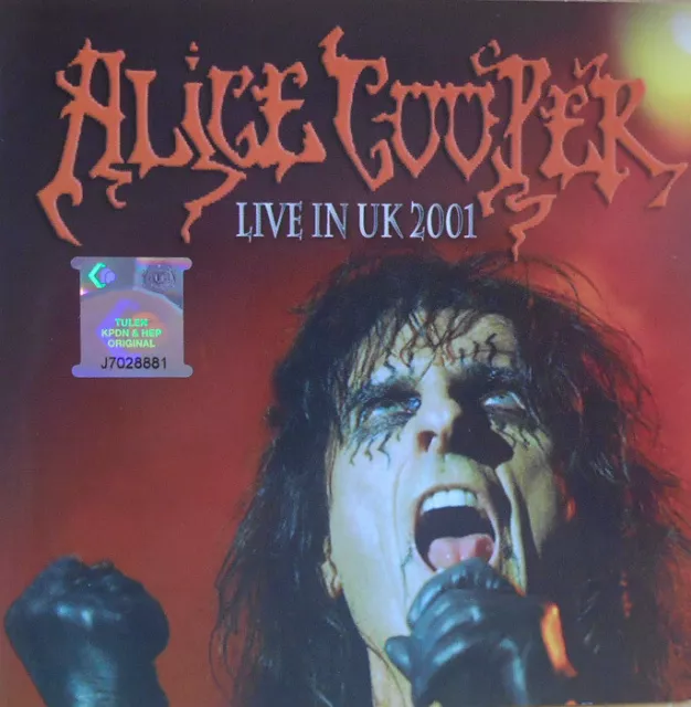 Alice Cooper Rare Asian OOP CD Live in UK 2001 NM Heavy Metal LLRCD168