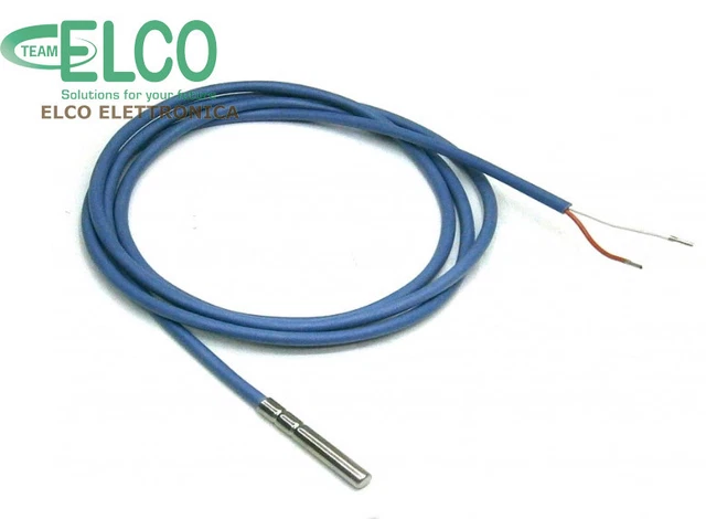 Sonde De Température NTC 2K Avec Câble Silicone - Plage -50°C à +180°C - Longueur 1-20m