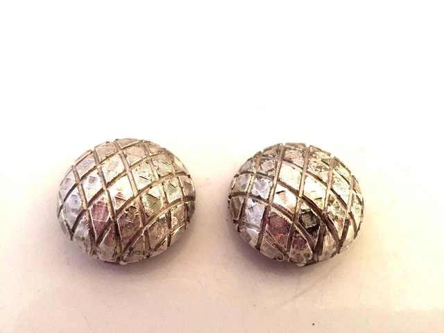Boucles D'oreilles Clips MARRON MR - Style Ethnique Multicolore - En Laiton - Occasion