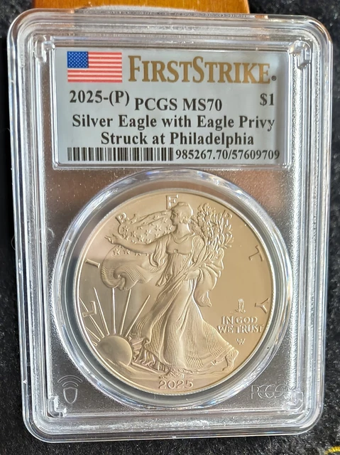 2025 SAE Eagle Privy MS69 NGC Brown