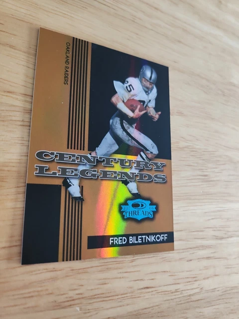 2006 Donruss Playoff Fred Biletnikoff Century Legends #073/100 Oakland Raiders