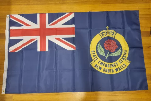 NEW SOUTH WALES STATE EMERGENCY SERVICE FLAG BANNER POSTER  5 x 3 FT NSWSES NEW