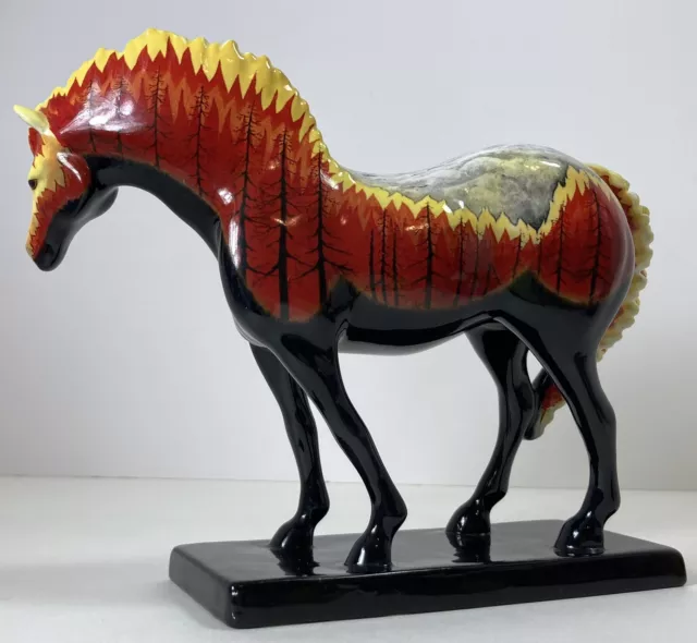 Trail Of Painted Ponies WILDFIRE 1E/9082 1st Edition 2003 #1458 Forest Flames