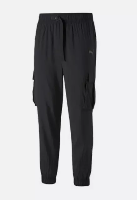 Puma Mens The Train Fav Woven Cargo Sweat Pants Black XL