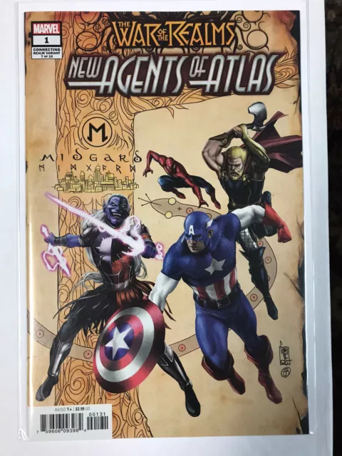 New Agents of Atlas #1 NM Connecting Variant Multiple First Apps! Realms Marvel