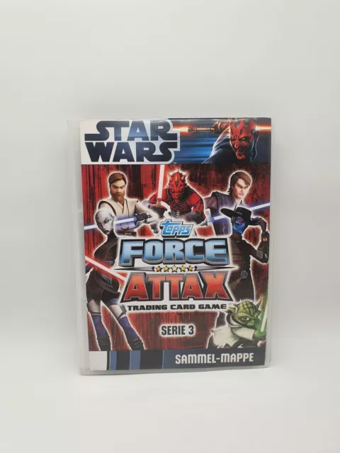 Topps Force Attax Star Wars Serie 3 Mappe mit vielen Karten