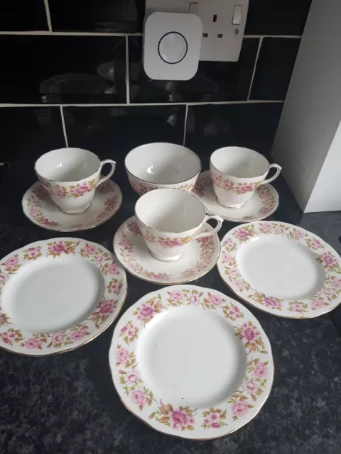 Duchess Bone China 'Summer Glory' Tea For 3