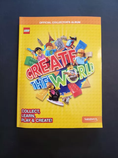 *** Sainsburys Lego Create The World Album Complete With All Cards 20017 ***