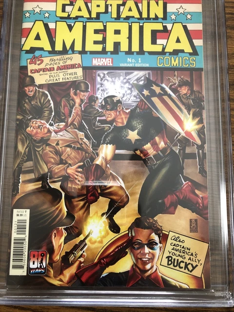 Captain America Anniversary Tribute #1 - Brooks Variant 2021 - 9.8 CGC GRADED 3