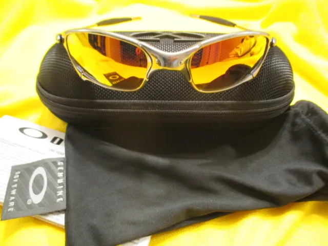 Vintage Oakley X-Metal Juliet Plasma Sunglasses - Ice Iridium Polarized  J1033618