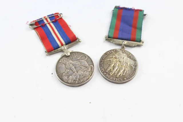 WW2 Canadian Silver War Medal & Voluntary Service Medal
