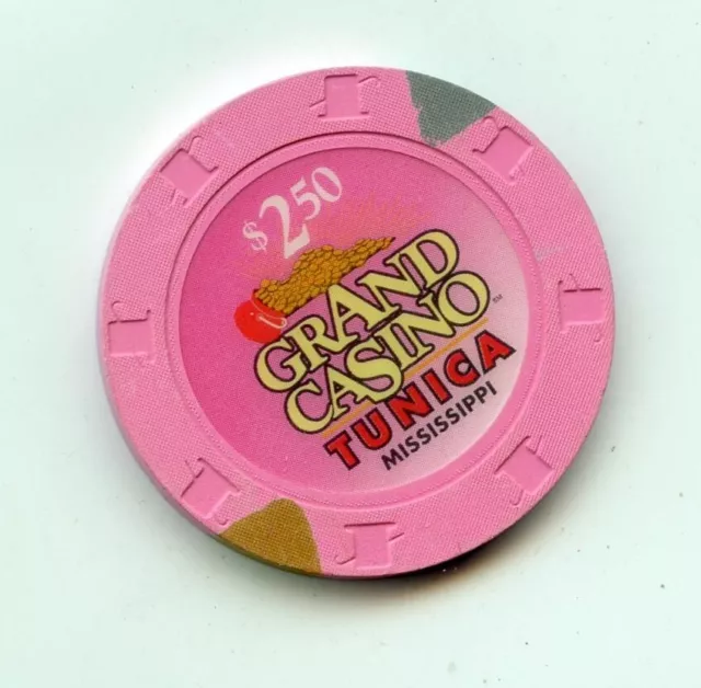 2.50 Chip from the Grand Casino Tunica Mississippi H&C