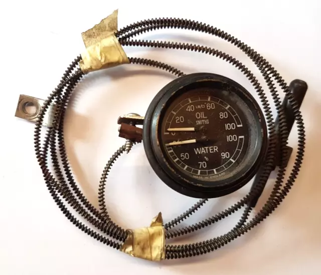 Smiths Oil & Water Temp Gauge Midget / MGB / MGC