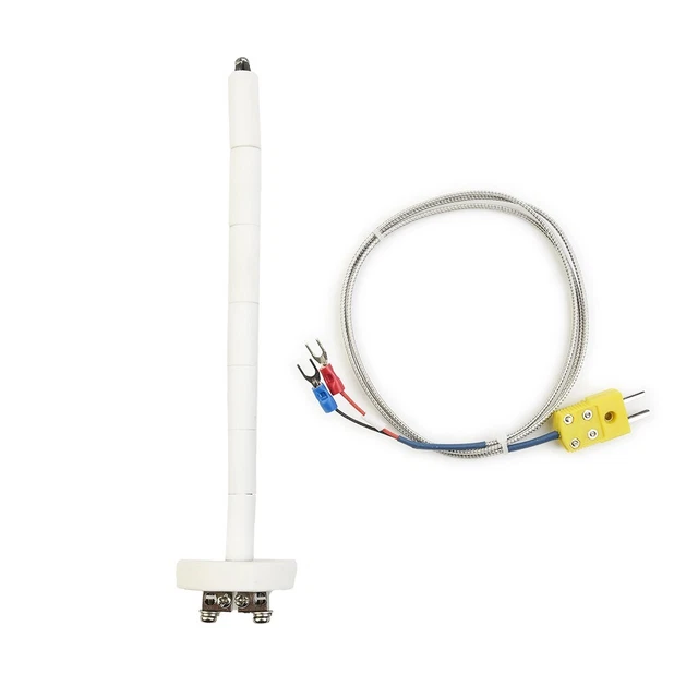 Sonde Thermocouple Céramique Type K QUARKZMAN - Pour Four - Mesure -50 à 1100°C - 10 Pouces