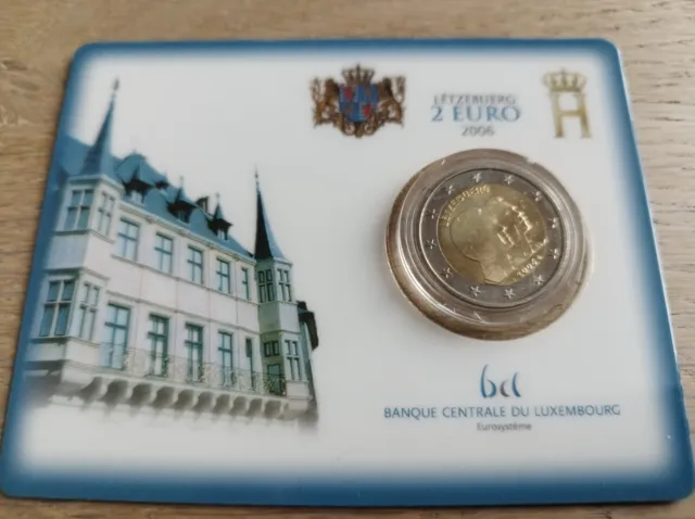 COIN CARD BU 2005 - LUXEMBOURG - 2 euro