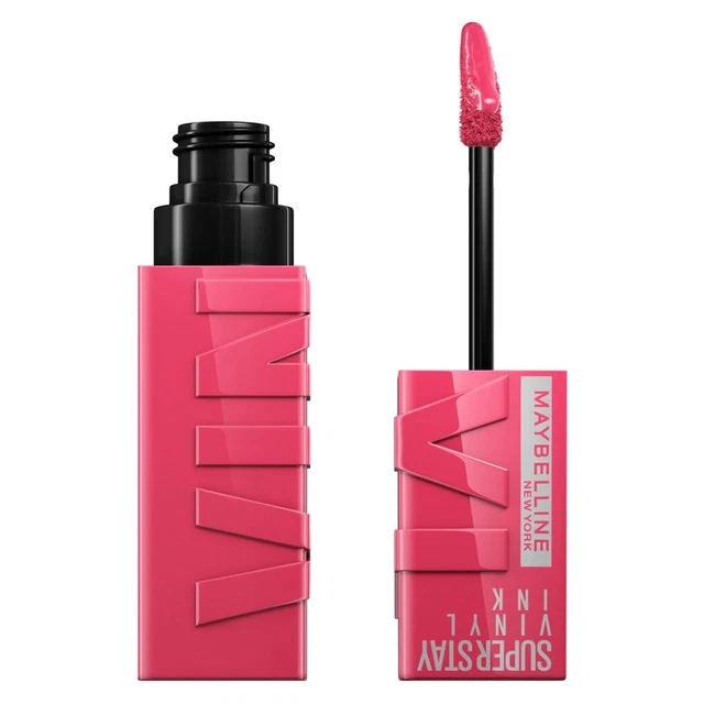 Maybelline New York SuperStay Tinta Labbra Vinyl Ink Finish Lucido Colore 20 Coy