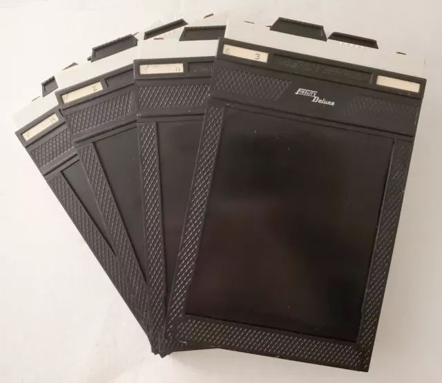 Four Fidelity Deluxe 4X5 Film Holders - Excellent Working Condition