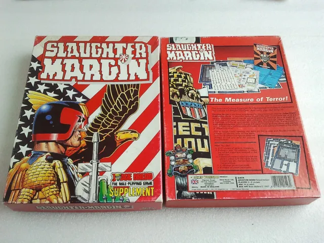 Slaughter Margin - Judge Dredd 2000AD RPG Games Workshop 1987 Role-Playing Game