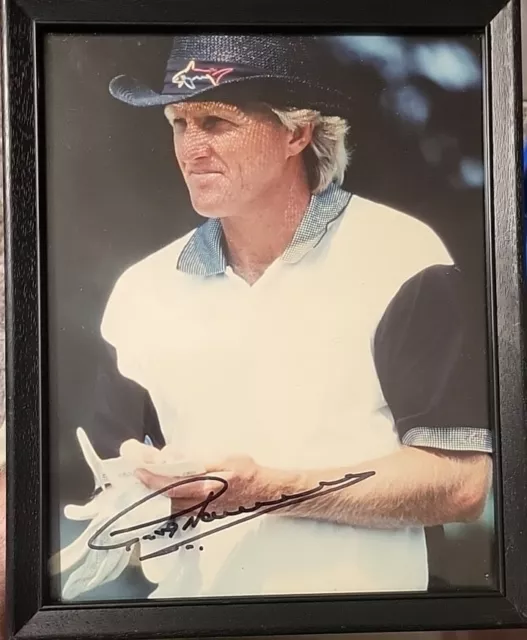 GREG NORMAN Signed Auto Autographed 8x10 Photo - Golf